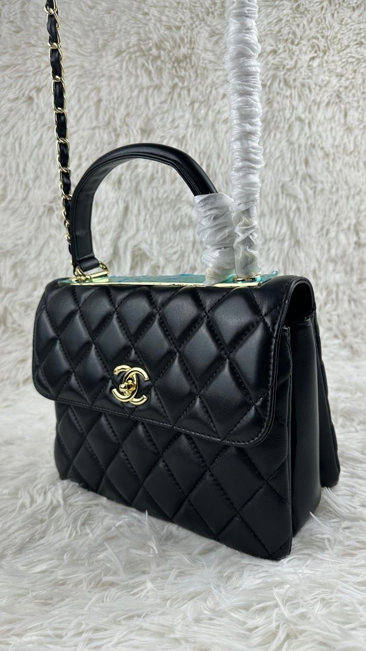 Ch**el top handle bags